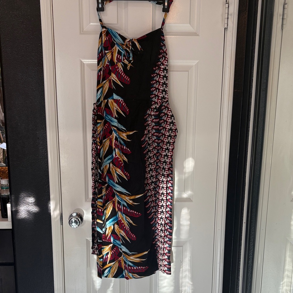 1950s Alfred Shaheen Tiki Unique Vintage Multicolor Pinup rockabilly Dress